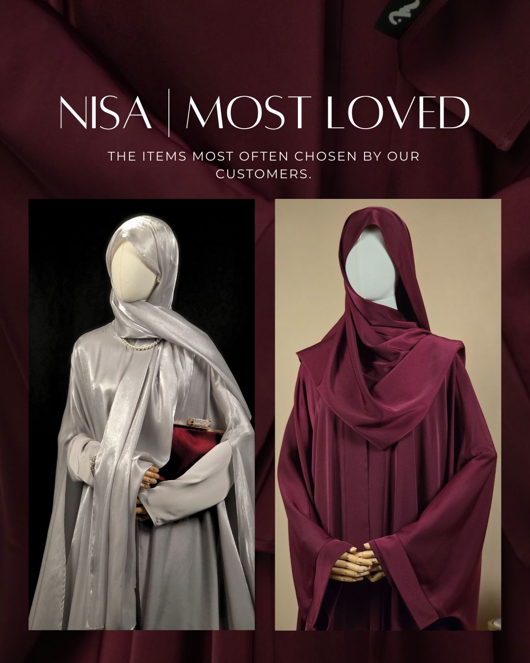 Best Selling Abayas | NISA’s Most Loved