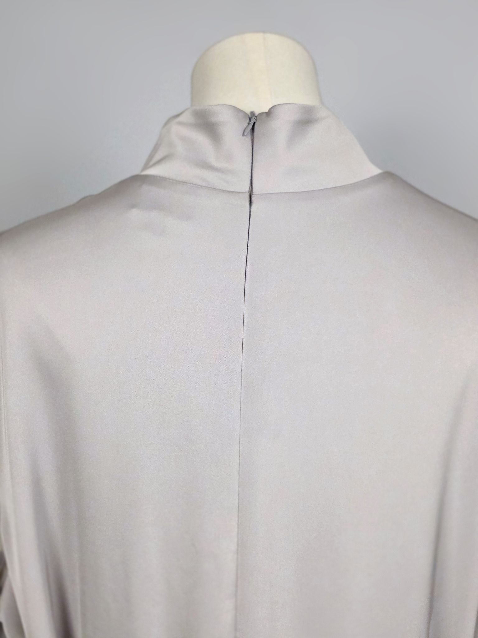 Silver 3-Piece Formal Abaya Set  | Aure by NISA