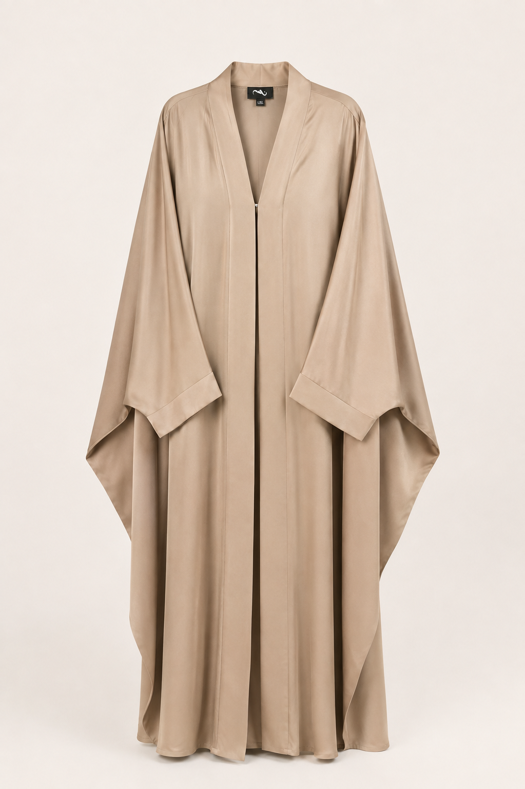 Beige Batwing Abaya Set | Safhah by NISA